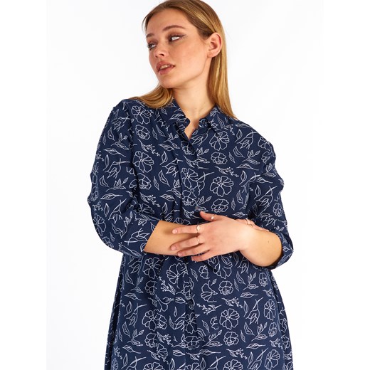 GATE Sukienka damska plus size w kwiaty 44 Gate 50 okazyjna cena gateshop
