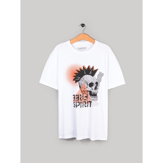 GATE Bawełniana koszulka męska z nadrukiem graficznym S ze sklepu gateshop w kategorii T-shirty męskie - zdjęcie 161803250