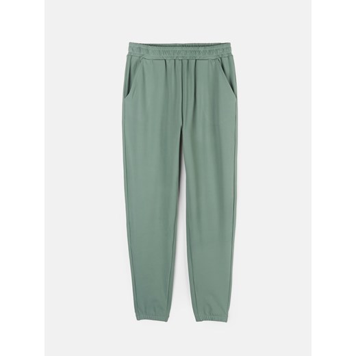 GATE Damskie spodnie dresowe typu jogger z kieszeniami w jednolitym kolorze 34 ze sklepu gateshop w kategorii Spodnie damskie - zdjęcie 161803780
