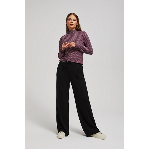 Spodnie damskie Moodo.pl czarne eleganckie 