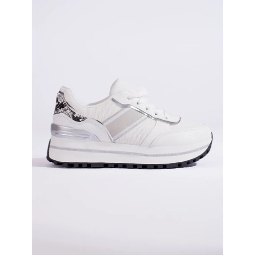 Damskie białe sneakersy damskie Shelovet Shelovet 38 promocja czasnabuty.pl