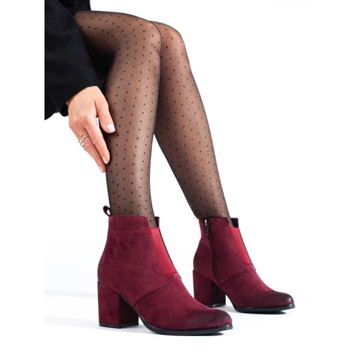 Botki Shelovet na obcasie eleganckie