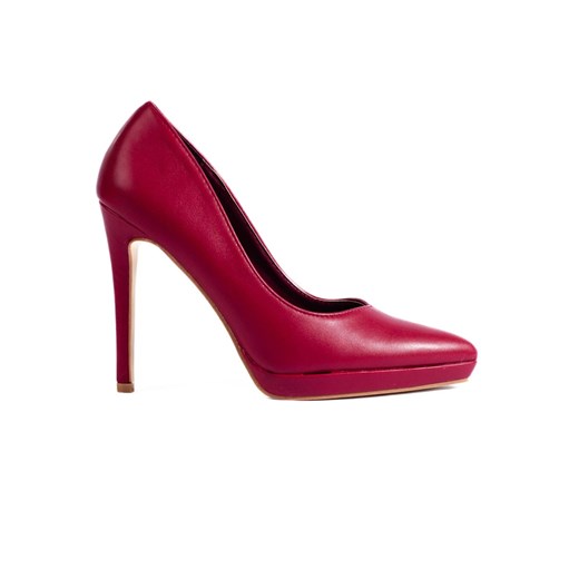 Bordowe eleganckie czółenka na szpilce Shelovet Shelovet 38 czasnabuty.pl wyprzedaż