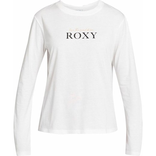 Bluzka damska ROXY na wiosnę z długim rękawem z napisami 