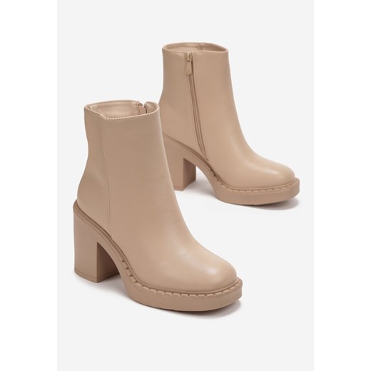 Botki Born2be na obcasie 