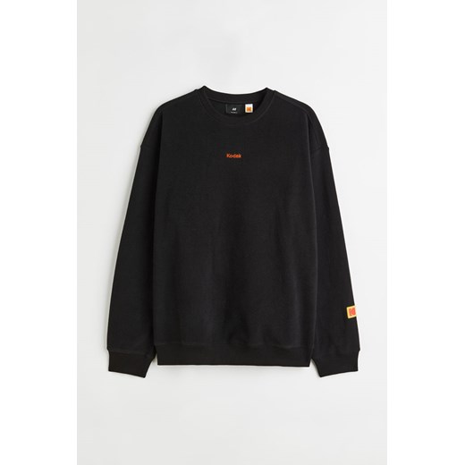 H & M - Bluza Relaxed Fit - Czarny H & M L H&M