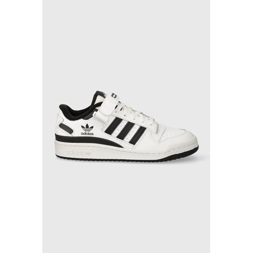 adidas Originals sneakersy skórzane Forum Low kolor biały IF2649 ze sklepu PRM w kategorii Buty sportowe damskie - zdjęcie 161847342