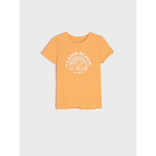 Sinsay - Koszulka - pomarańczowy Sinsay 110 Sinsay wyprzedaż