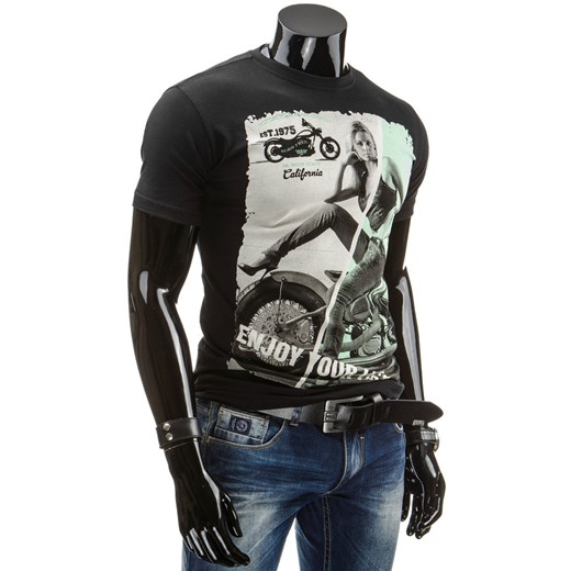 T-shirt (rx0932) - Czarny dstreet czarny bawełna