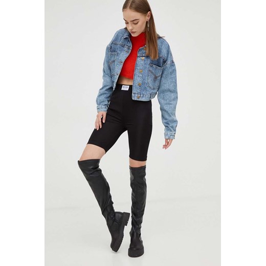 Sweter damski Moschino Jeans z okrągłym dekoltem