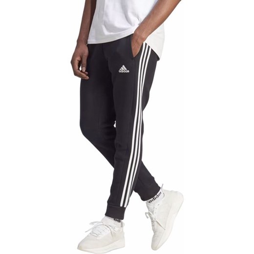 Spodnie męskie Essentials Fleece 3-Stripes Tapered Cuff Adidas M SPORT-SHOP.pl