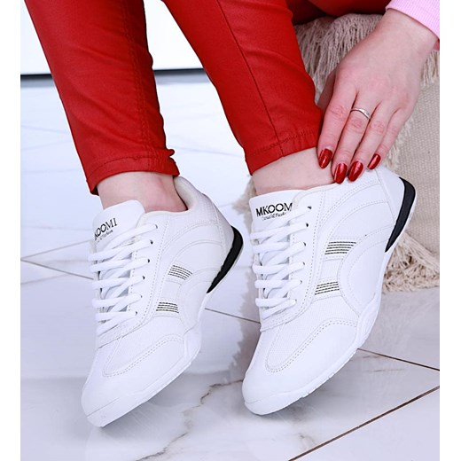 Białe damskie buty sportowe /C7-1 14734 S246/ ze sklepu Pantofelek24.pl w kategorii Buty sportowe damskie - zdjęcie 161940321