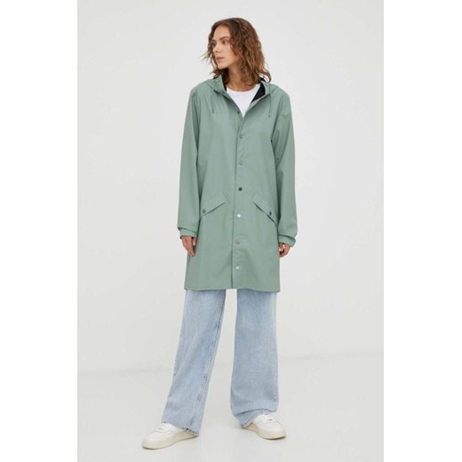 Rains kurtka przeciwdeszczowa 12020 Jackets kolor zielony przejściowa Rains M ANSWEAR.com