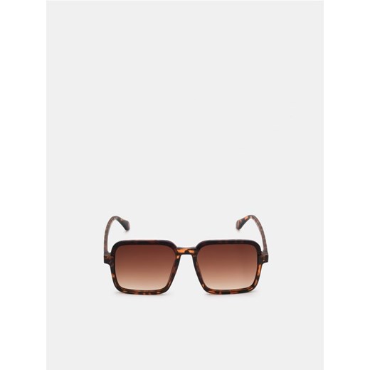 Sinsay - Okulary przeciwsłoneczne - brązowy Sinsay Jeden rozmiar promocyjna cena Sinsay