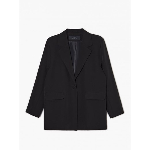 Cropp - Czarna marynarka oversize - czarny Cropp S promocja Cropp