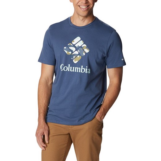 Koszulka Columbia Rapid Ridge Graphic 1888813479 - niebieska ze sklepu streetstyle24.pl w kategorii T-shirty męskie - zdjęcie 161954333