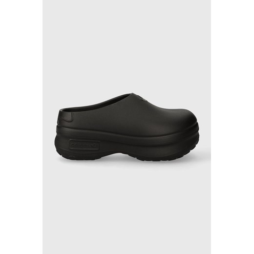 adidas Originals klapki Adifom Stan Smith Mule IE4626 damskie kolor czarny na platformie ze sklepu PRM w kategorii Klapki damskie - zdjęcie 161963674