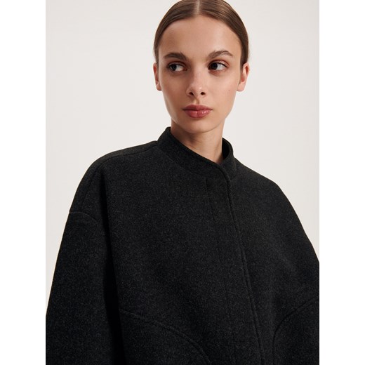 Kurtka damska czarna Reserved bez kaptura krótka 