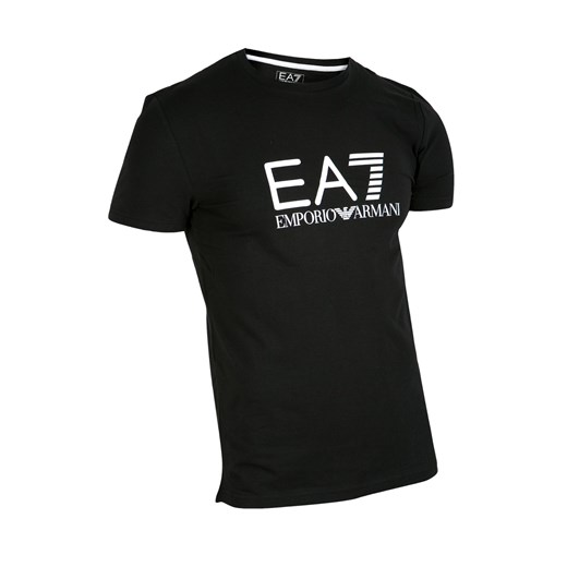 T-shirt męski EA7 Emporio Armani sportofino-pl czarny duży