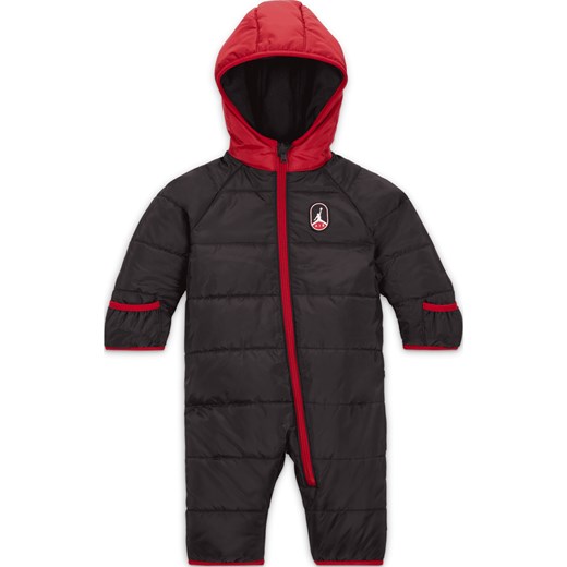 Kombinezon zimowy dla niemowląt (3–6 M) Jordan - Czerń ze sklepu Nike poland w kategorii Kombinezony i kurtki - zdjęcie 161992482