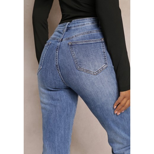 Niebieskie Jeansy Straight Aizley Renee XL promocja Renee odzież