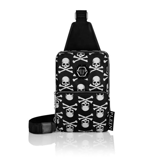 PHILIPP PLEIN Torba na ramię z nadrukiem Skull & Bones ONE SIZE okazja Moliera2.com