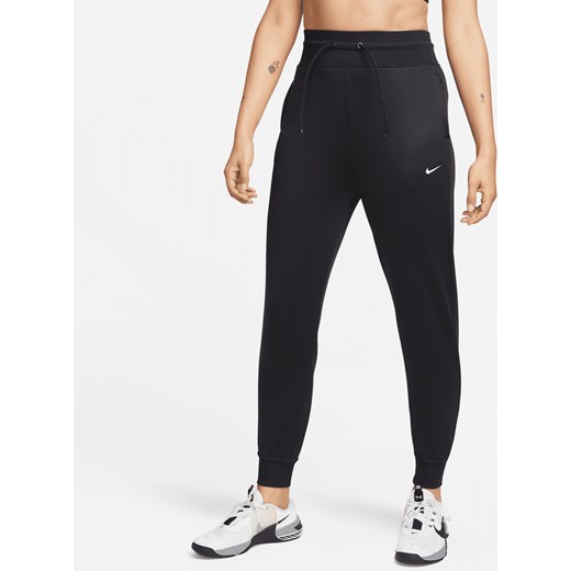 Damskie joggery 7/8 z wysokim stanem Nike Therma-FIT One - Czerń Nike XXS (EU 30) Nike poland