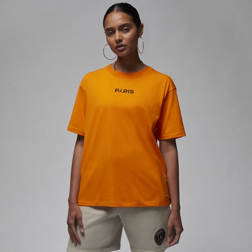 T-shirt damski Paris Saint-Germain - Pomarańczowy Nike XS (EU 32-34) Nike poland