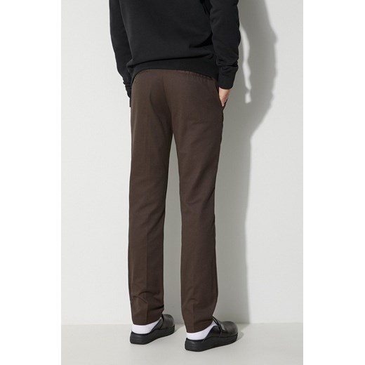 Dickies spodnie męskie kolor brązowy proste ze sklepu PRM w kategorii Spodnie męskie - zdjęcie 162016771