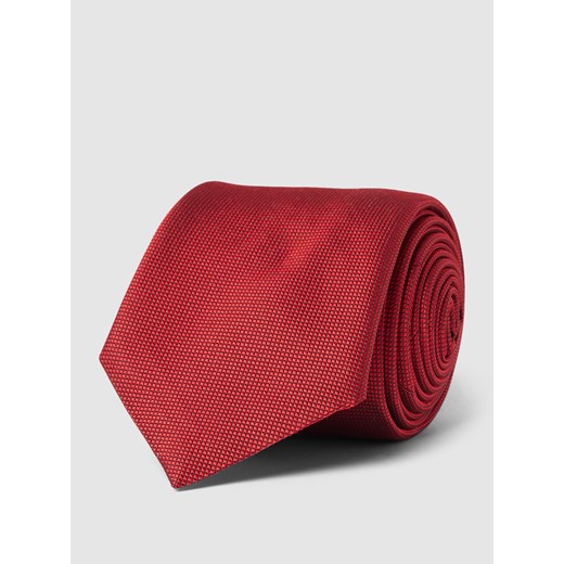 Krawat z jedwabiu z drobnym wzorem model ‘Tie’ One Size Peek&Cloppenburg 