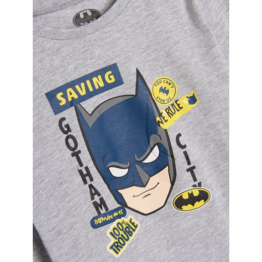 Sinsay - Koszulka Batman - szary Sinsay 98 promocyjna cena Sinsay