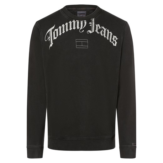 Tommy Jeans Męska bluza nierozpinana Mężczyźni Bawełna czarny nadruk Tommy Jeans L vangraaf