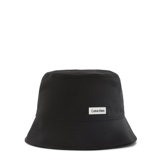 Calvin Klein Męski dwustronny bucket hat Mężczyźni Bawełna czarny wzorzysty Calvin Klein ONE SIZE vangraaf