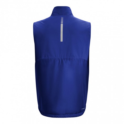 Męski bezrękawnik do biegania Under Armour Launch Pro Insulated Vest - niebieski ze sklepu Sportstylestory.com w kategorii Kamizelki męskie - zdjęcie 162032474