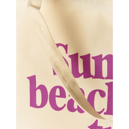 GATE Płócienna torba plażowa z napisem uni Gate uni gateshop