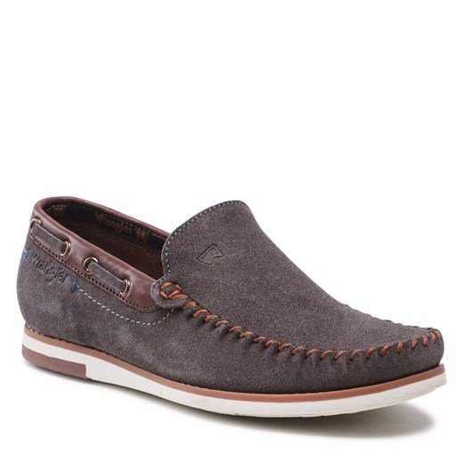 Mokasyny Wrangler Sharky WM21170A Mud Grey 112 Wrangler 42 eobuwie.pl