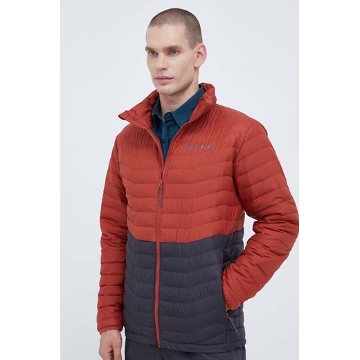 Columbia kurtka puchowa męska kolor czerwony zimowa ze sklepu ANSWEAR.com w kategorii Kurtki męskie - zdjęcie 162035821