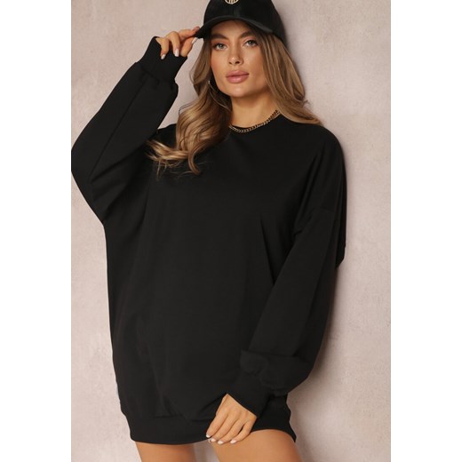 Czarna Bluza Oversize Cayae ze sklepu Renee odzież w kategorii Bluzy damskie - zdjęcie 162036690