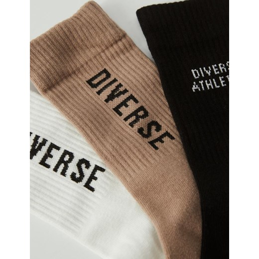 Skarpety ATHLE 3 PACK Off White-Kamel 35-38 Diverse 35-38 Diverse