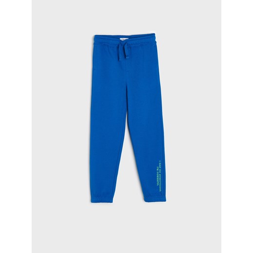 Sinsay - Spodnie dresowe jogger - niebieski Sinsay 164 Sinsay