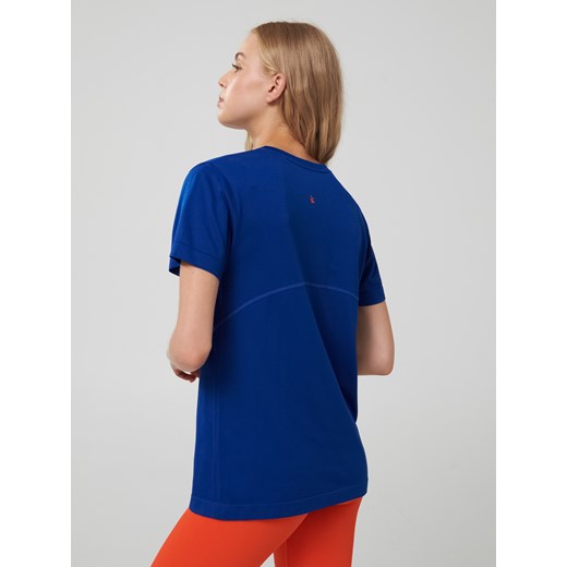 Sinsay - Koszulka sportowa GYM HARD - niebieski Sinsay XL okazyjna cena Sinsay