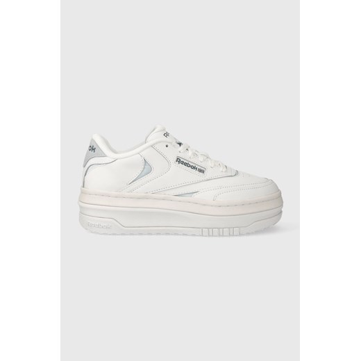 Reebok sneakersy skórzane Club C Extra kolor biały ze sklepu PRM w kategorii Buty sportowe damskie - zdjęcie 162053832
