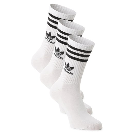 adidas Originals Skarpety pakowane po 3 szt. Kobiety biały w paski ze sklepu vangraaf w kategorii Skarpetki damskie - zdjęcie 162056181