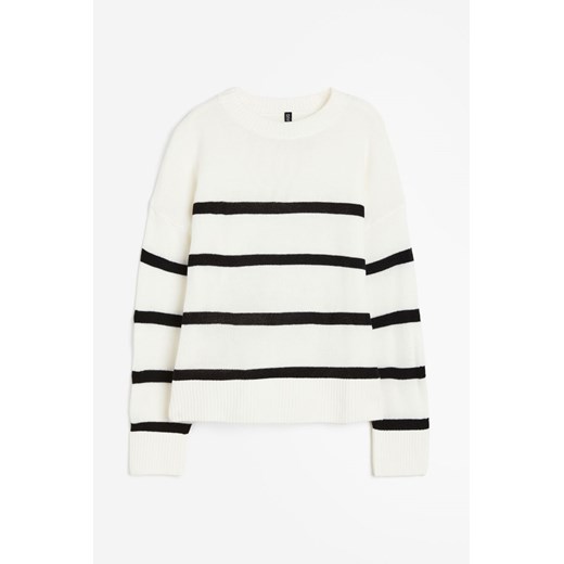 H & M - Żakardowy sweter - Biały H & M Dostępne inne rozmiary H&M