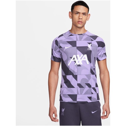 Męska przedmeczowa koszulka piłkarska Nike Dri-FIT Liverpool F.C. Academy Pro (wersja trzecia) - Fiolet ze sklepu Nike poland w kategorii T-shirty męskie - zdjęcie 162060143