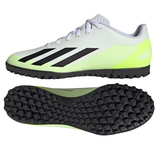 Buty piłkarskie adidas X Crazyfast.4 Tf M IE1583 białe białe ze sklepu ButyModne.pl w kategorii Buty sportowe męskie - zdjęcie 162060520