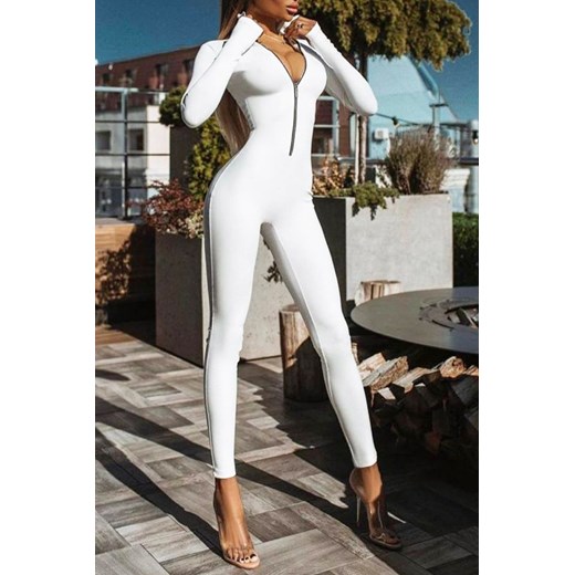 Kombinezon damski MORZELMA WHITE L okazja Ivet Shop