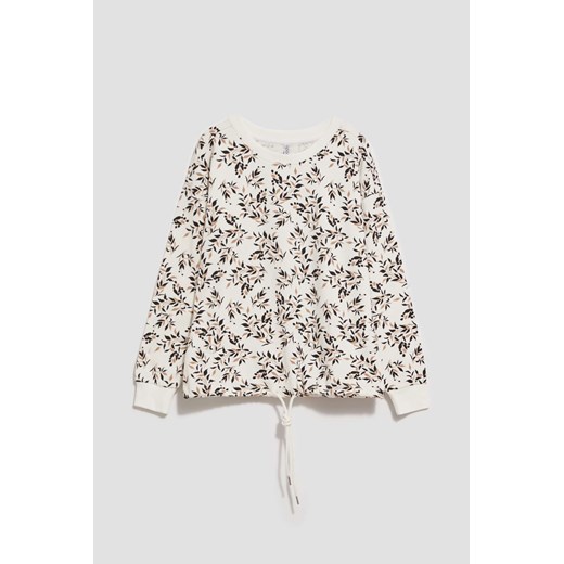 Bluza z wiązaniem w pasie i nadrukiem XL Moodo.pl