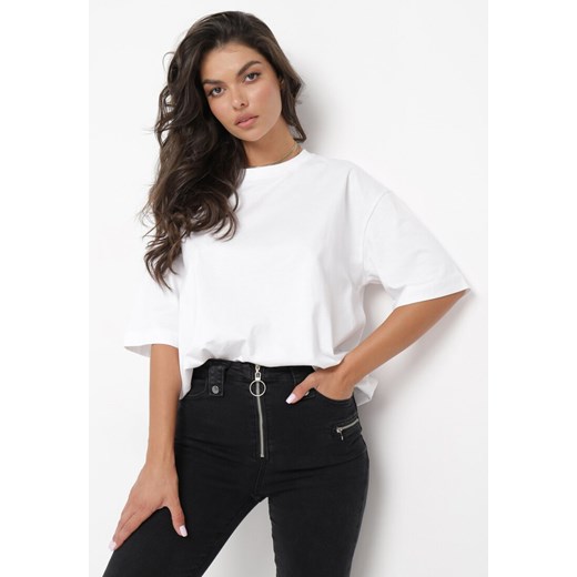 Czarne Jeansy Skinny z Wysokim Stanem Vineo XS okazyjna cena Born2be Odzież