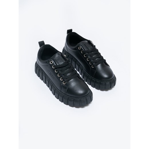 Sneakersy damskie czarne MM274617 906 ze sklepu Big Star w kategorii Trampki damskie - zdjęcie 162077760